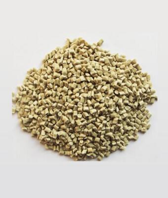 PP- recycled plastic granules - yellow